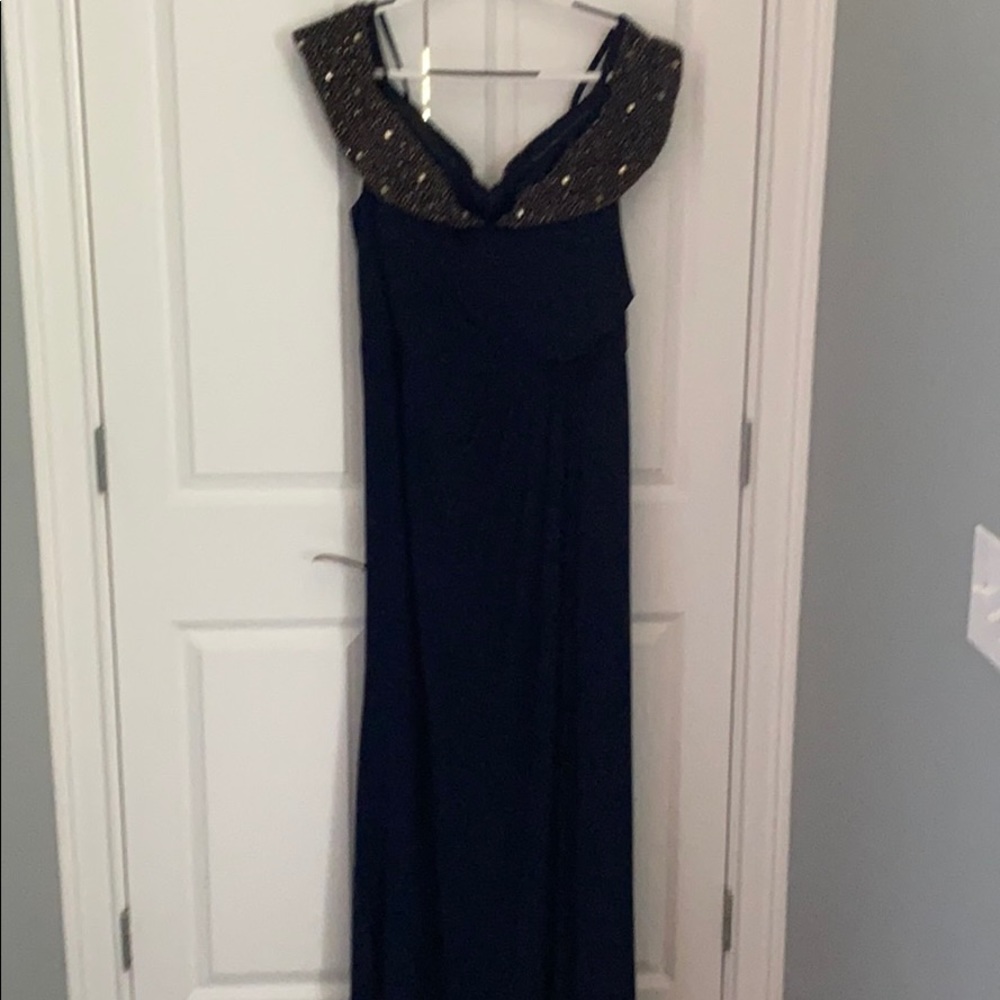 Navy Blue Gown